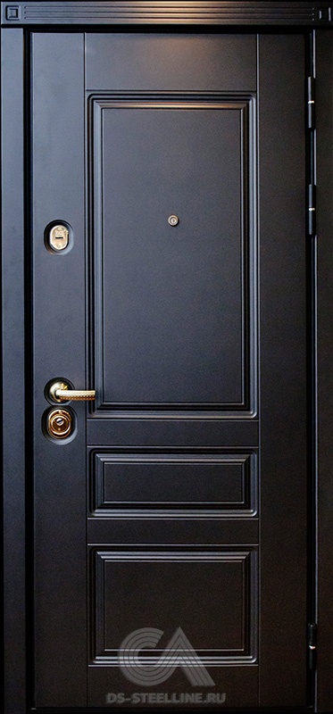 Металлическая дверь Лондон для квартиры, вид снаружи