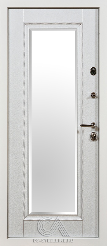 Металлическая дверь Виконт для квартиры, вид изнутри