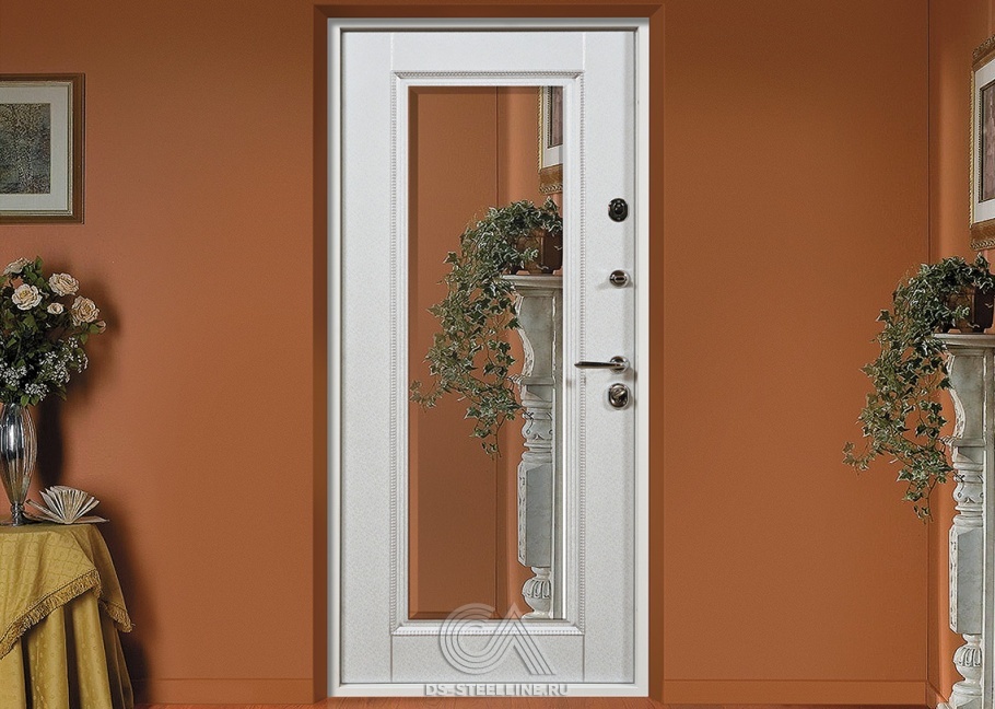 Металлическая дверь Виконт для квартиры, вид в интерьере