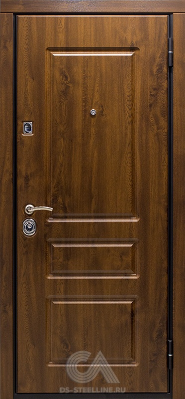 Входная дверь Новосёл 6 светлый, вид снаружи