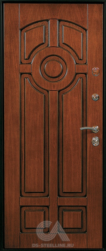 Металлическая дверь Талисман вуд для квартиры, вид изнутри